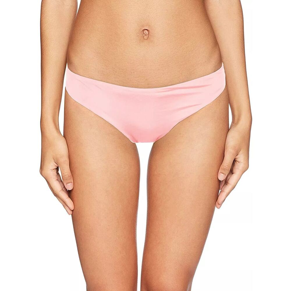 The Bikini Lab Women's Cinched Back Hipster Bikini Bottom Swimwear Peach Size S